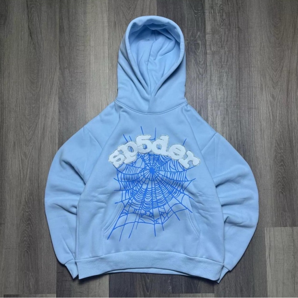 Blue Sp5der Hoodie